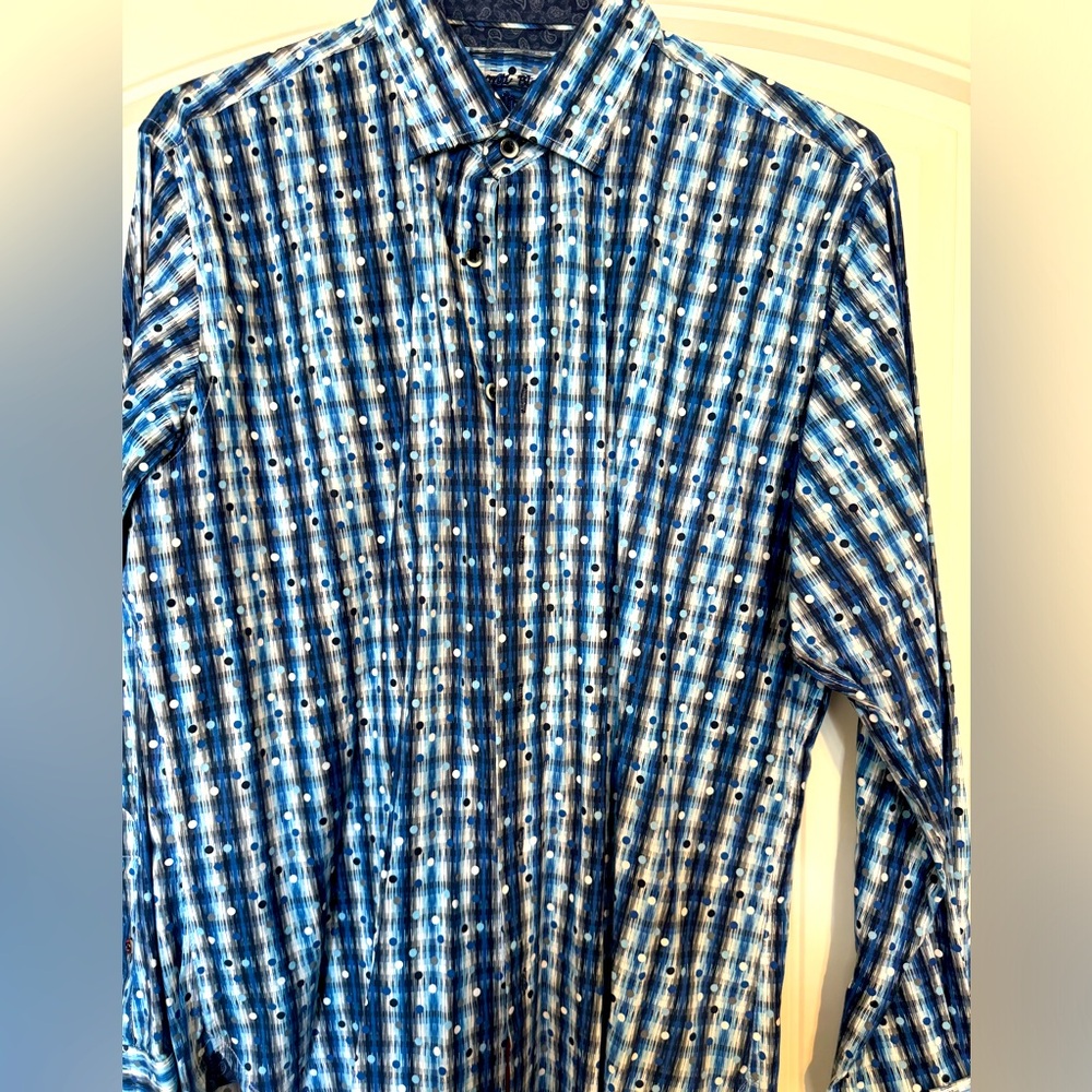 Visconte Black men’s shirt, size Large